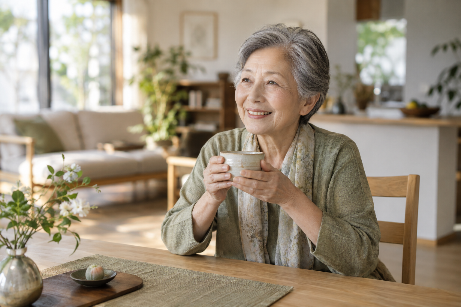 自宅で過ごすご家族